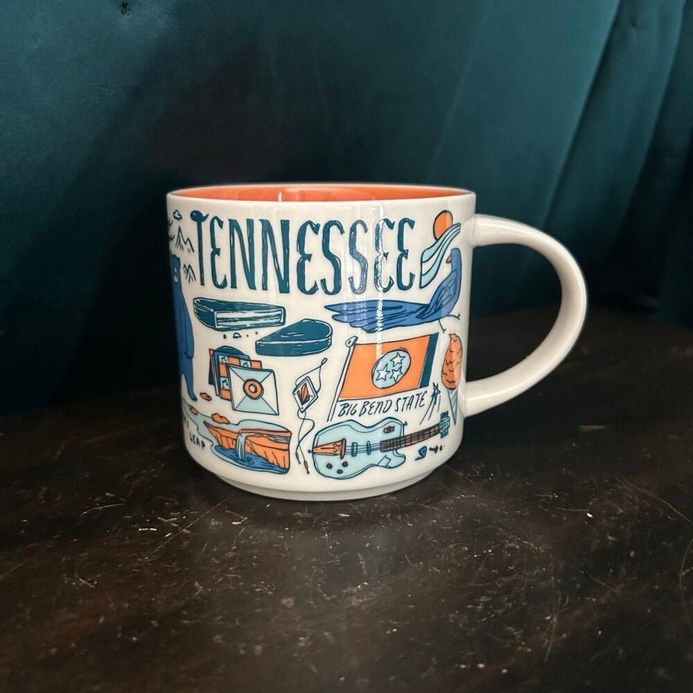 Starbucks Tennessee Mug Been There Series Across The Globe 14oz
